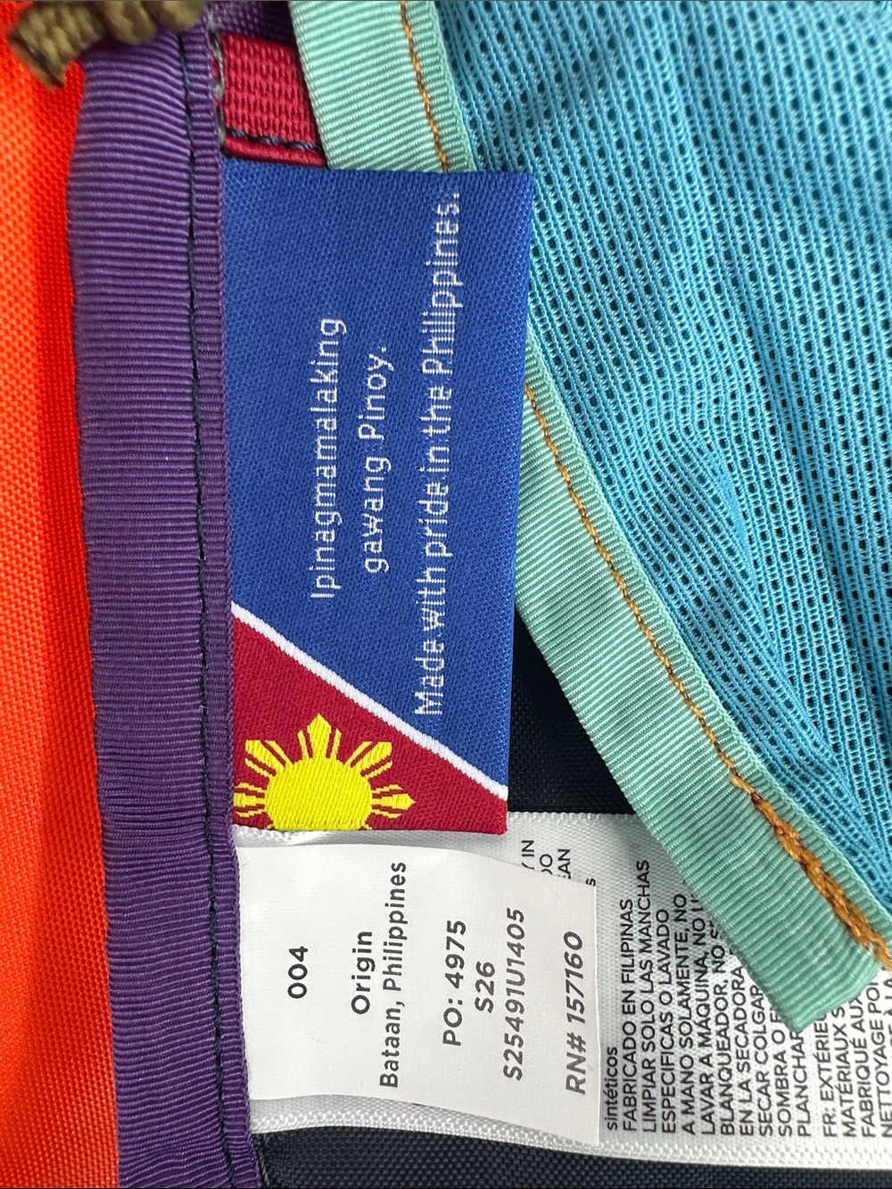 Cotopaxi Batac Del Día 16L Backpack One-of-a-Kind Multicolor Lightweight Daypack - Picture 6 of 7